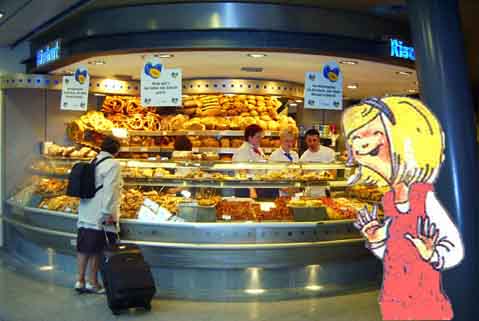 Anna in der Bäckerei