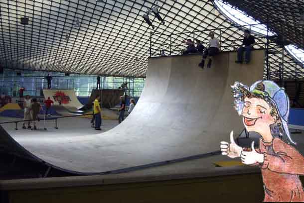 Ramon beim Inline-Skating