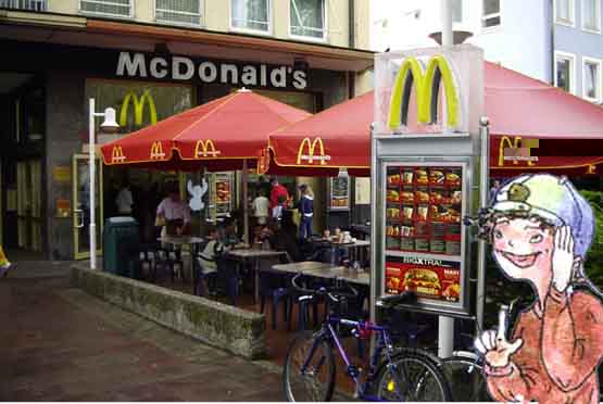 Ramon bei McDonald's